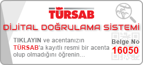 TÜRSAB Belge No: 16050